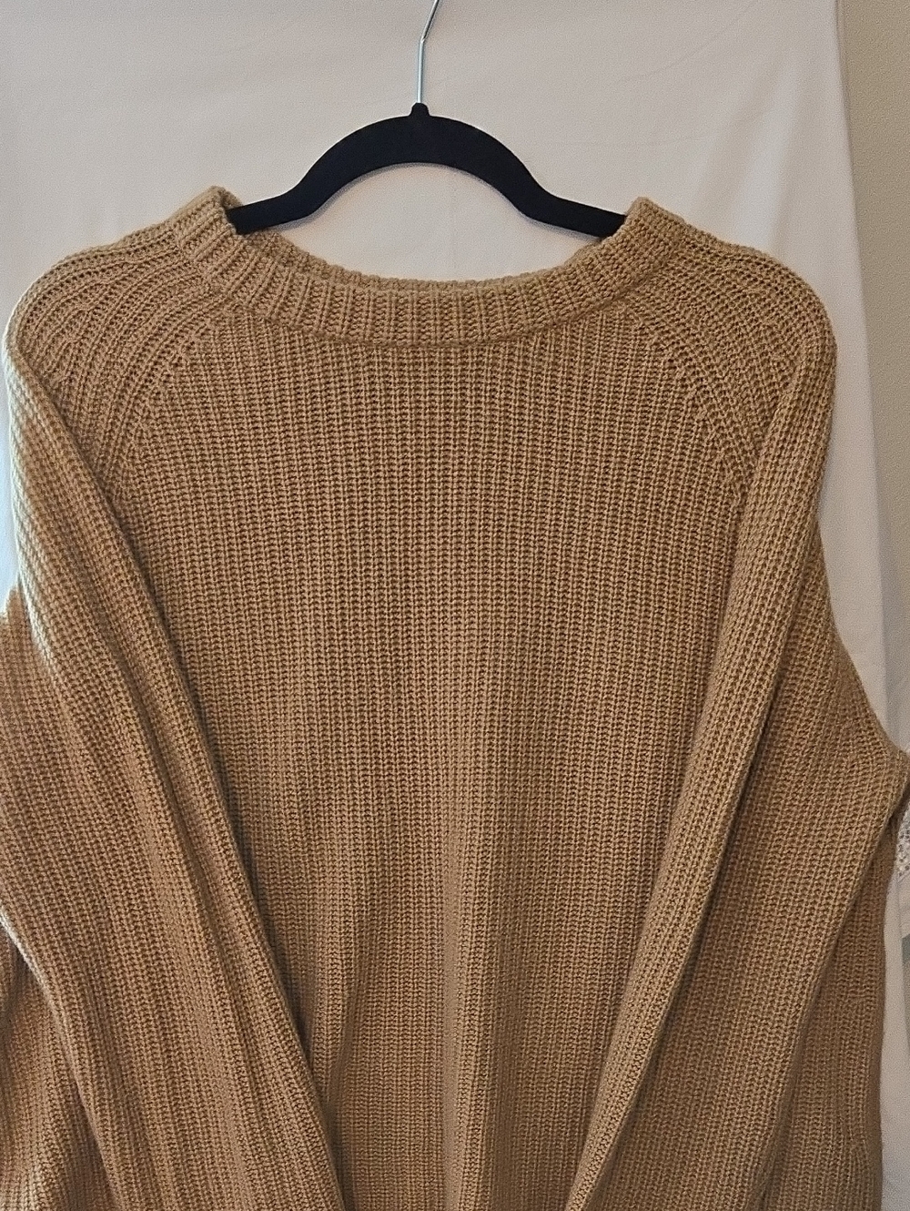 Jenni Kayne Camel Crewneck Sweater